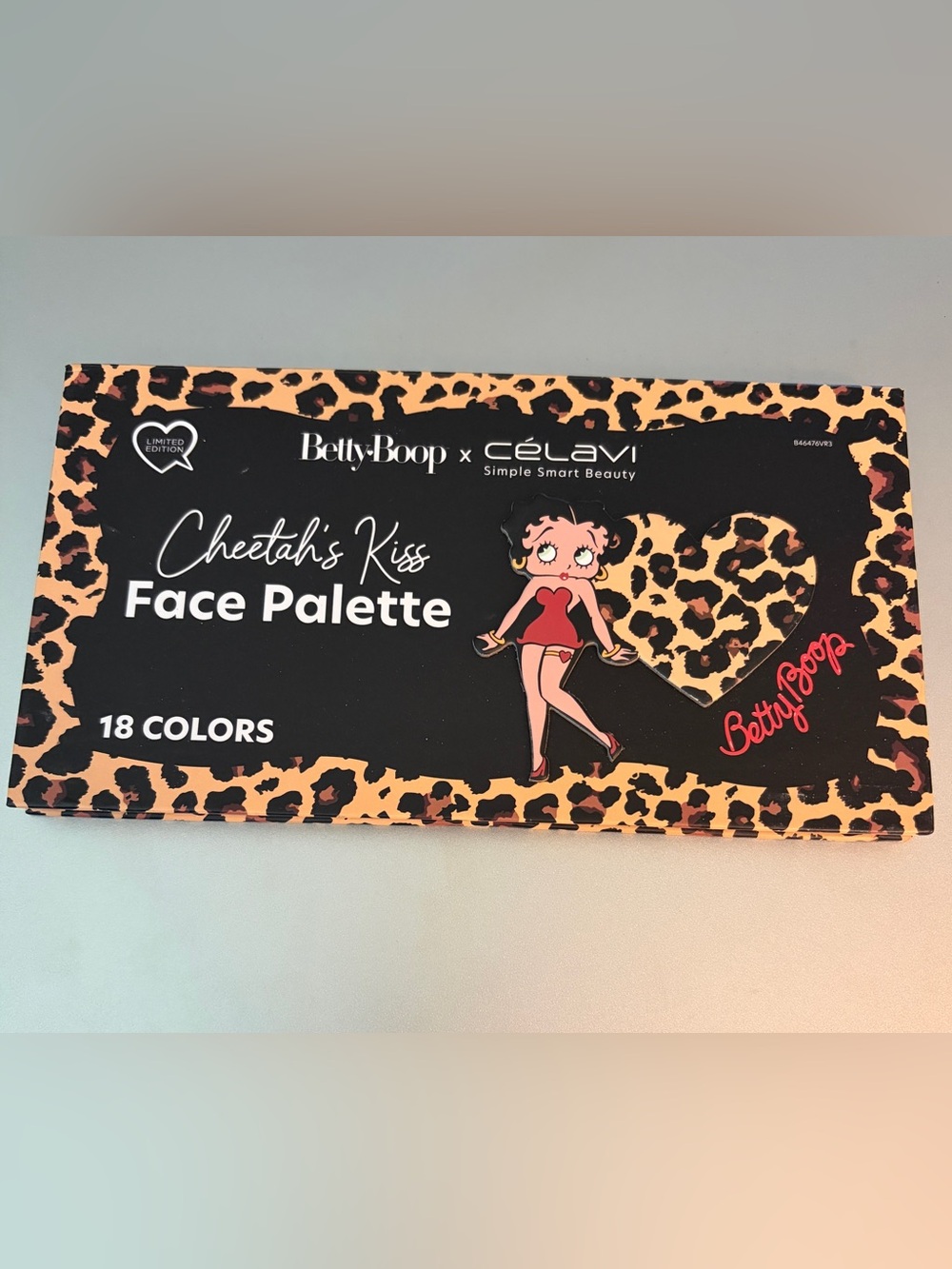 Betty Boop Limited Edition Cheetah's Kiss 18 Color Face Palette